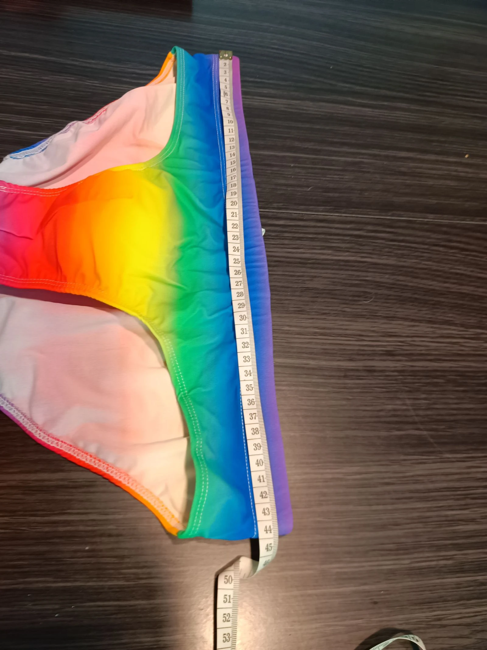 Herenbadpak regenboogkleurig met verwijderbare zachte beugel – photo 6